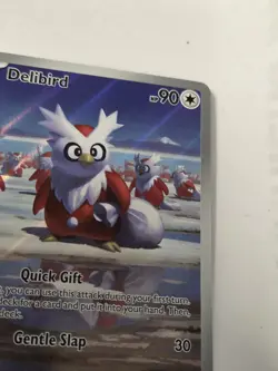 Delibird 152/132 Mega Evolution Illustration Rare Full Art Ultra Pokemon Holo 🐧 - Image 5