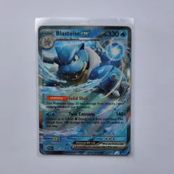 Blastoise ex 009/165 Double Rare Holo | Scarlet & Violet 151 | Pokemon TCG | NM - Image 1