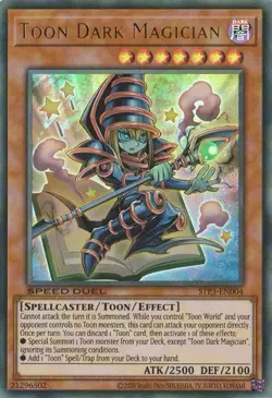 Toon Dark Magician STP3-EN004 Speed Duel: Tournament Pack 3 Unlimited - Image 1