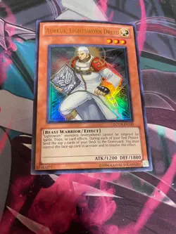 YUGIOH - AURKUS LIGHTSWORN DRUID - ULTRA RARE - UNLIMITED - NM - LCGX - Image 1