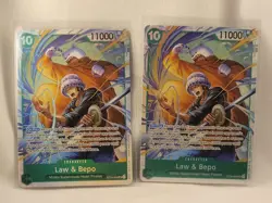 One Piece TCG Law & Bepo ST24-004 SR Set Of 2 - Image 1