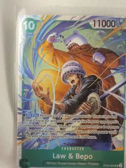 One Piece TCG Law & Bepo ST24-004 SR Set Of 2 - Image 2