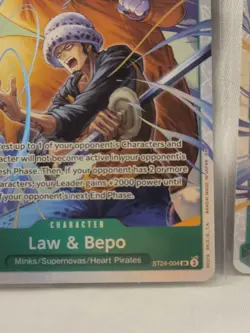 One Piece TCG Law & Bepo ST24-004 SR Set Of 2 - Image 4