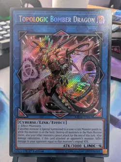YuGiOh! Topologic Bomber Dragon MP18-EN065 Secret Rare 1st Ed - Image 1