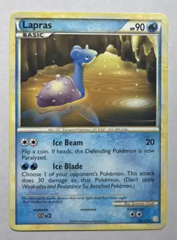 Lapras 24/123 - Pokemon TCG Card - Heartgold & Soulsilver - 2010 - Image 1