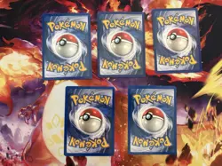 Lot of 5 Base Set Unlimited Pikachu 58/102 Common Pokemon Card LP/NM! - Image 2