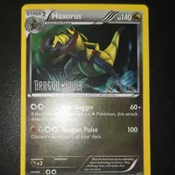 Pokemon Haxorus Dragon Vault 16/20 Creature Cards Lot of 2 English 2012 - Image 1