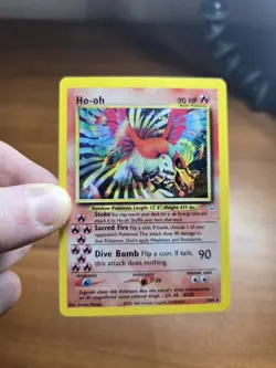 Ho-oh 7/64 Neo Revelation Holo Rare Pokemon Card LP - Image 1