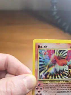Ho-oh 7/64 Neo Revelation Holo Rare Pokemon Card LP - Image 2