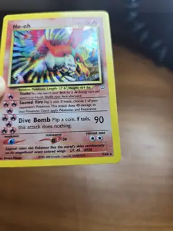 Ho-oh 7/64 Neo Revelation Holo Rare Pokemon Card LP - Image 4