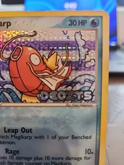 Pokemon TCG Magikarp Reverse Holo Common Stamped LP/MP Card 64/107 EX Deoxys - Image 4