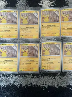Pokemon Pikachu At The Museum x Natural History London Jumbo Card - Sealed X8 - Image 2
