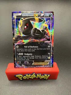 Umbreon EX 55/124 Fates Collide Holo LP/NM Pokemon Card See Photos-e - Image 1