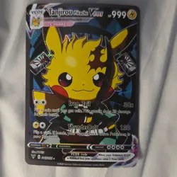 Pokemon Tanjiro Pikachu Vcos Cosmax 040/035 Full Art Holo Card Non-TCG - Image 1