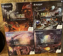 Final Fantasy Holiday Scene Box Complete Set Of 4 (1 of each) Sealed - Image 1