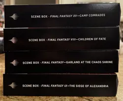 Final Fantasy Holiday Scene Box Complete Set Of 4 (1 of each) Sealed - Image 4