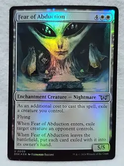 Fear of Abduction 0009 Foil Uncommon Duskmourn: House of Horror - Image 1