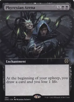 Phyrexian Arena (Extended Art) Phyrexia Regular Rare #384 NM MTG - Image 1