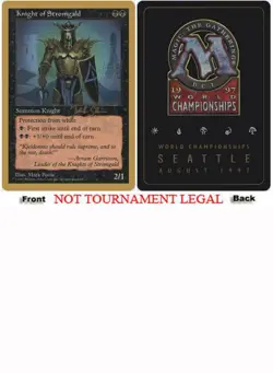 Knight of Stromgald (Jakub Slemr - 1997) World Championship HEAVILY PLD ABUGames - Image 1