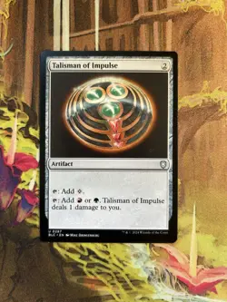 Talisman of Impulse Commander: Bloomburrow NM MTG - Image 1