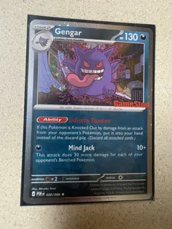 Pokemon Gengar POR 050/088 GameStop Promo Card 2026 English Regular - Image 1