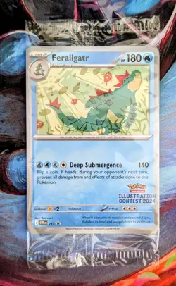 Pokemon 2024 Illustration Contest Promos Feraligator Pikachu Toxtricity Sealed - Image 2