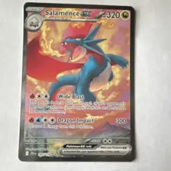 Pokemon Salamence ex 187/159 Sv09: Journey Together Holo 320 HP Rare - Image 1