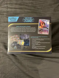 Pokemon Mega Evolution Phantasmal Flames Elite Trainer Box Promo Sleeves Dice - Image 2