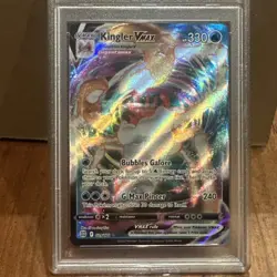 2022 Pokemon Brilliant Stars Kingler VMAX 029/172 Full Art PSA 10 GEM MINT - Image 2