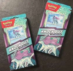 Pokemon Knock Out Collection Pack, Suicune(2)Pack Lot (2) Pokemon TCG Boosters - Image 1