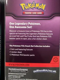Pokemon Knock Out Collection Pack, Suicune(2)Pack Lot (2) Pokemon TCG Boosters - Image 3