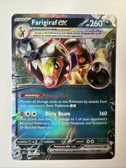 Farigiraf ex 108/162 Temporal Forces Double Rare NM Pokemon Card - Image 1