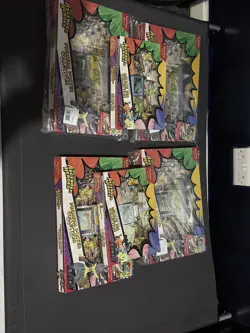 Pokemon AH Premium Poster Collection Mega Lucario EX x4 and pin collection x2 - Image 1