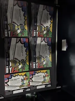 Pokemon AH Premium Poster Collection Mega Lucario EX x4 and pin collection x2 - Image 4