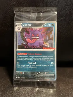 *DOUBLE SWIRL* over the BED+ T left! Gengar 050/088 GameStop Promo Pokemon card - Image 1