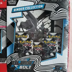 Sam’s Club Pokemon Black Bolt & White Flare Poster & Black Bolt Binder Bundle - Image 3