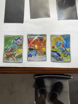 Generation 1 First partners Pokemon English squirtle,bulbasur, and charmander - Image 3