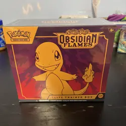 Pokemon Scarlet & Violet Obsidian Flames Elite Trainer Box (ETB) English w/Dents - Image 1