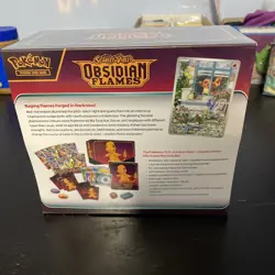Pokemon Scarlet & Violet Obsidian Flames Elite Trainer Box (ETB) English w/Dents - Image 4