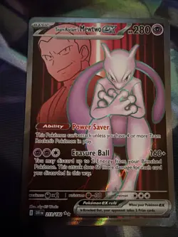 Pokemon Team Rockets Mewtwo Ex 213/182 - Image 1