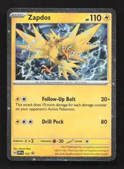 Zapdos 157 Holo Promo Scarlet & Violet Promo Pokemon Holo Near Mint - Image 1