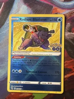 Radiant Blastoise #18 Pokemon Go - Image 1