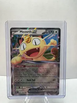Meowth ex Pokemon Me03: Perfect Order Holo 062/088 NM - Image 1