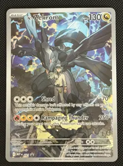 N's Zekrom 031 Holo Promo ME: Mega Evolution Promo Pokemon NM - Image 1
