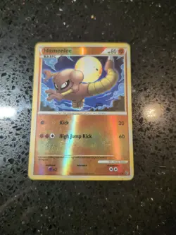 pokemon tcg undaunted hitmonlee 52/90 Reverse Holo LP/MP - Image 1