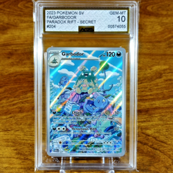 Pokemon SV Paradox Rift Garbodor 204/182 AGS Gem-MT 10 FA Holo Secret Rare 2023 - Image 1