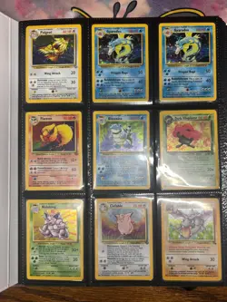 Vintage Pokemon Binder Collection- 18 WOTC Holos - Image 1