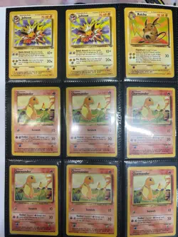 Vintage Pokemon Binder Collection- 18 WOTC Holos - Image 4