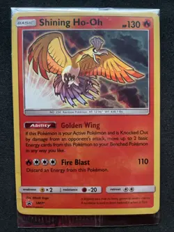 Shining Ho-Oh SM70 Holo Foil Factory SEALED Pokemon Black Star Promo - Image 1