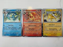 Pokemon TCG - Prismatic Evolutions - Promos Flareon / Jolteon / Vaporeon - Image 1
